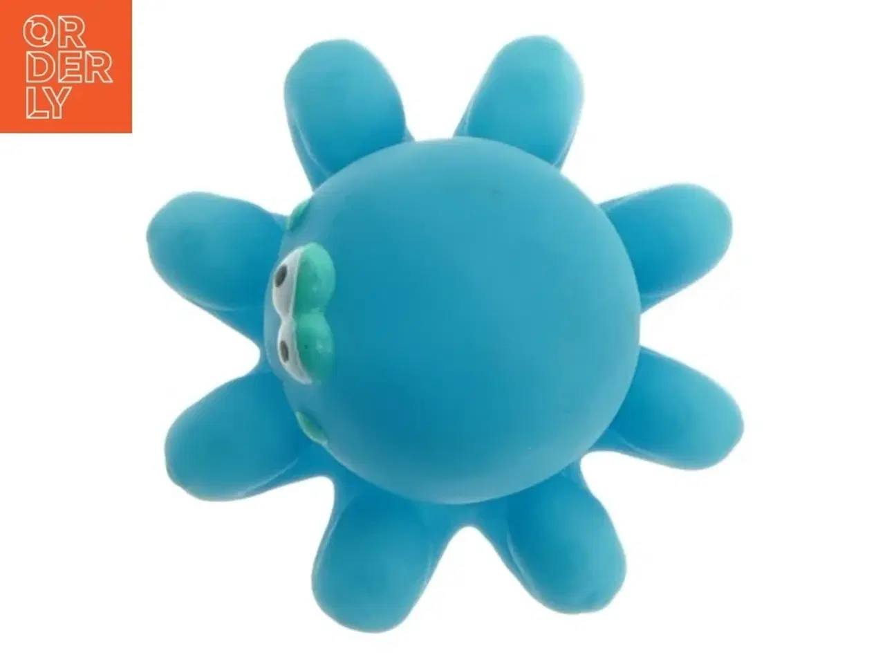 Billede 3 - Blå blækspruttefigur i plastik (str. 7x5 cm)