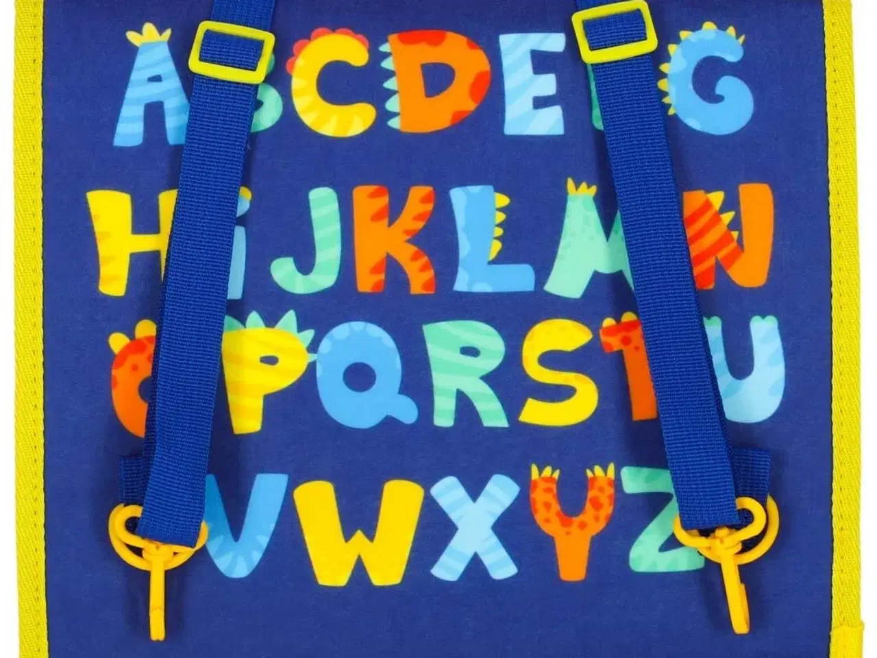 Billede 3 - Sanse-montessori aktivitetsboard i rygsagtskuffert – blå