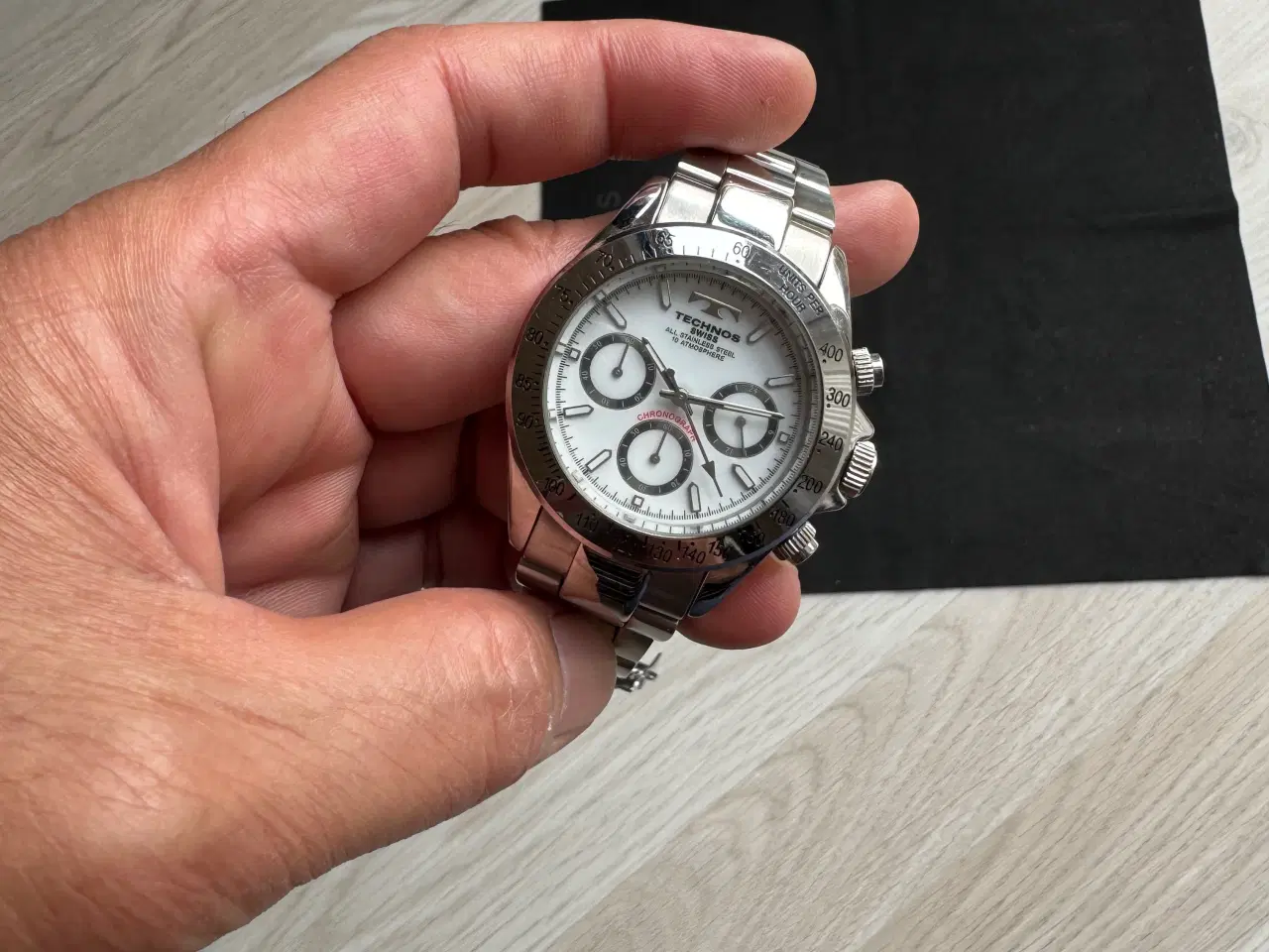 Billede 1 - Technos daytona panda urskive i flot stand .