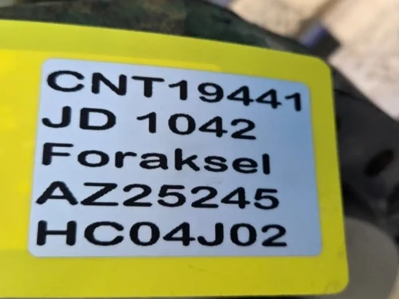 Billede 14 - John Deere 1042 Foraksel AZ25245