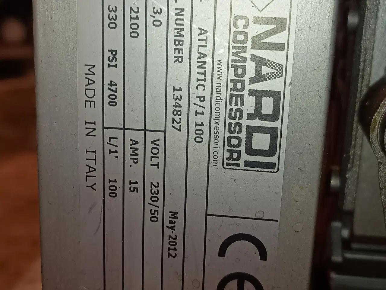 Billede 2 - Højtryk kompressor til åndedræt luft 