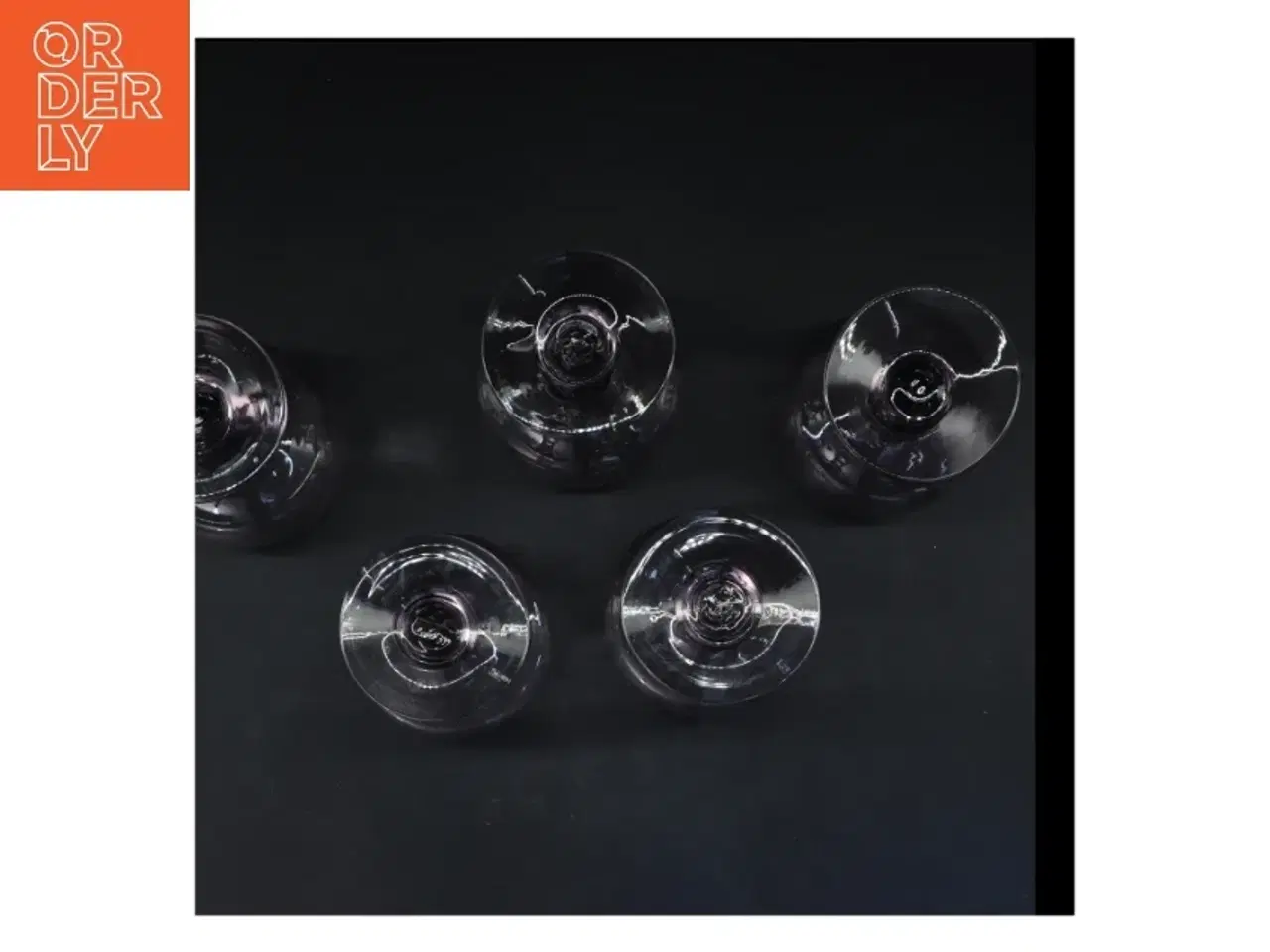 Billede 2 - Lilla drikkeglas (str. 5 styk. ø. 9 cm. længde. 14,5 cm)