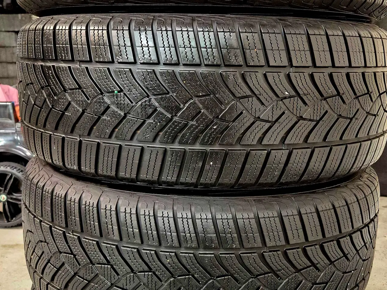 Billede 3 - MERCEDES ORIGINAL ALUFÆLGE MED VINTERDÆK