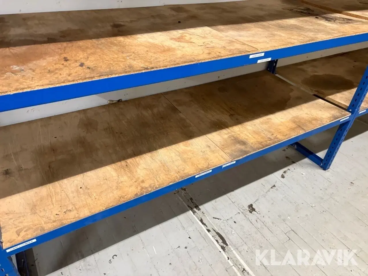 Billede 6 - Værkstedsreoler 6 sektioner