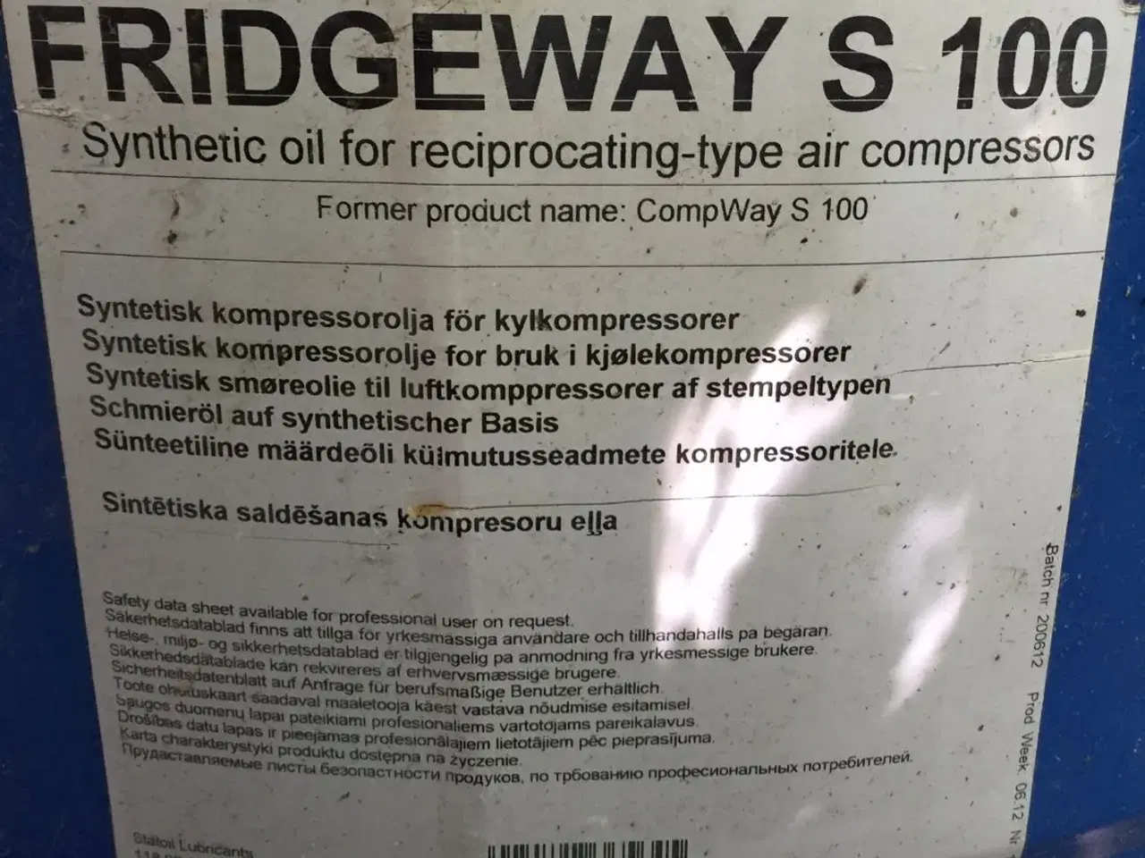 Billede 1 - Kompressor olie