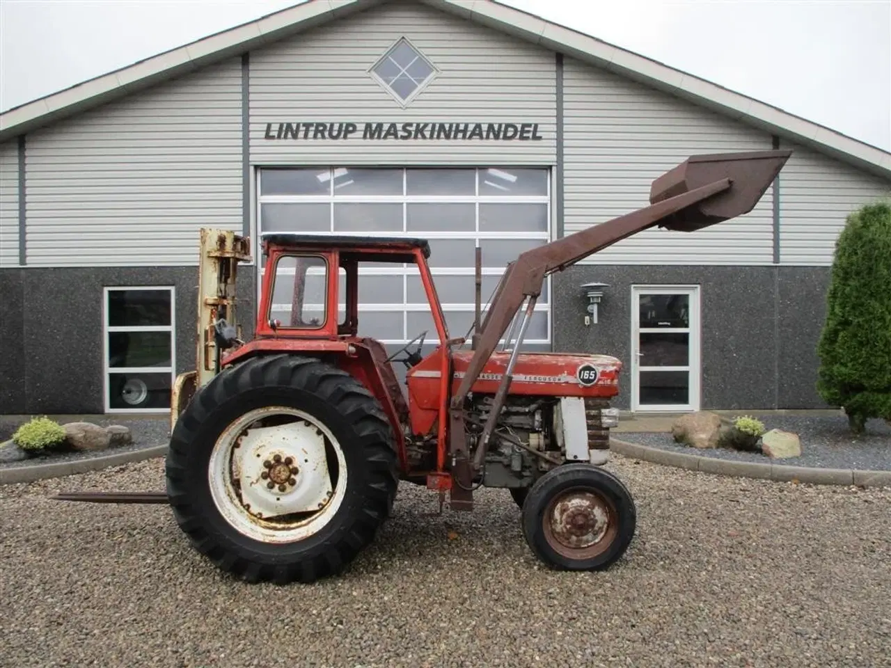 Billede 9 - Massey Ferguson 165 Med Trucktårn og Frontlæsser