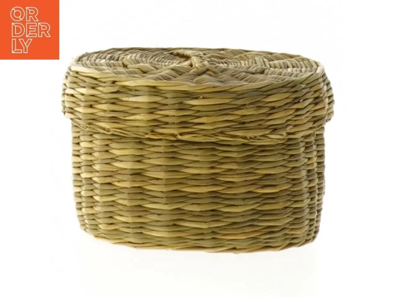 Billede 4 - Dekorativt æg med kurv (str. 8 cm)