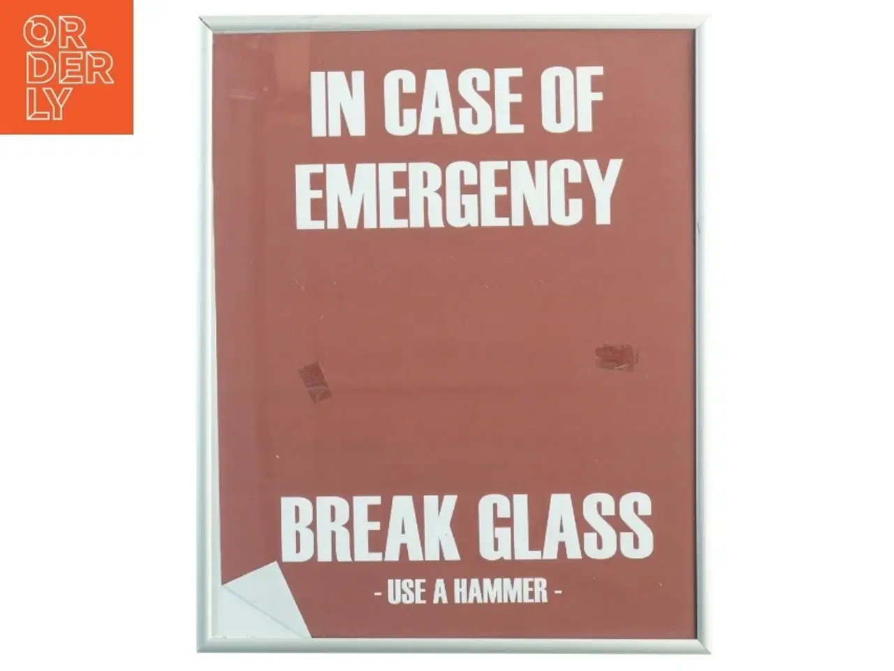 Billede 1 - Glasramme (str. 31 x 25 cm)