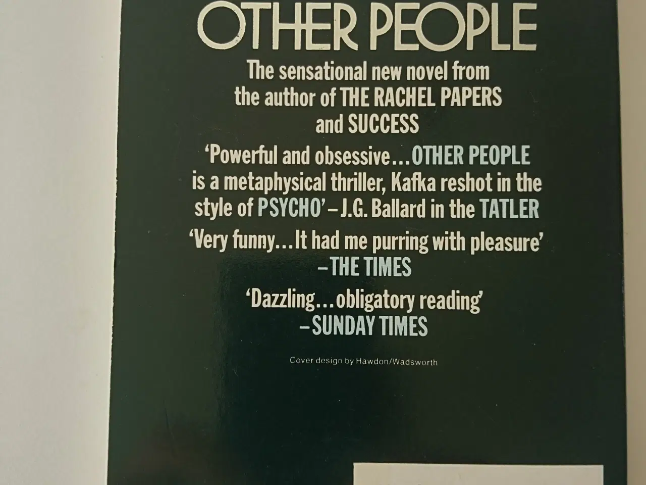 Billede 2 - Other People - A mystery Story. Martin Amis