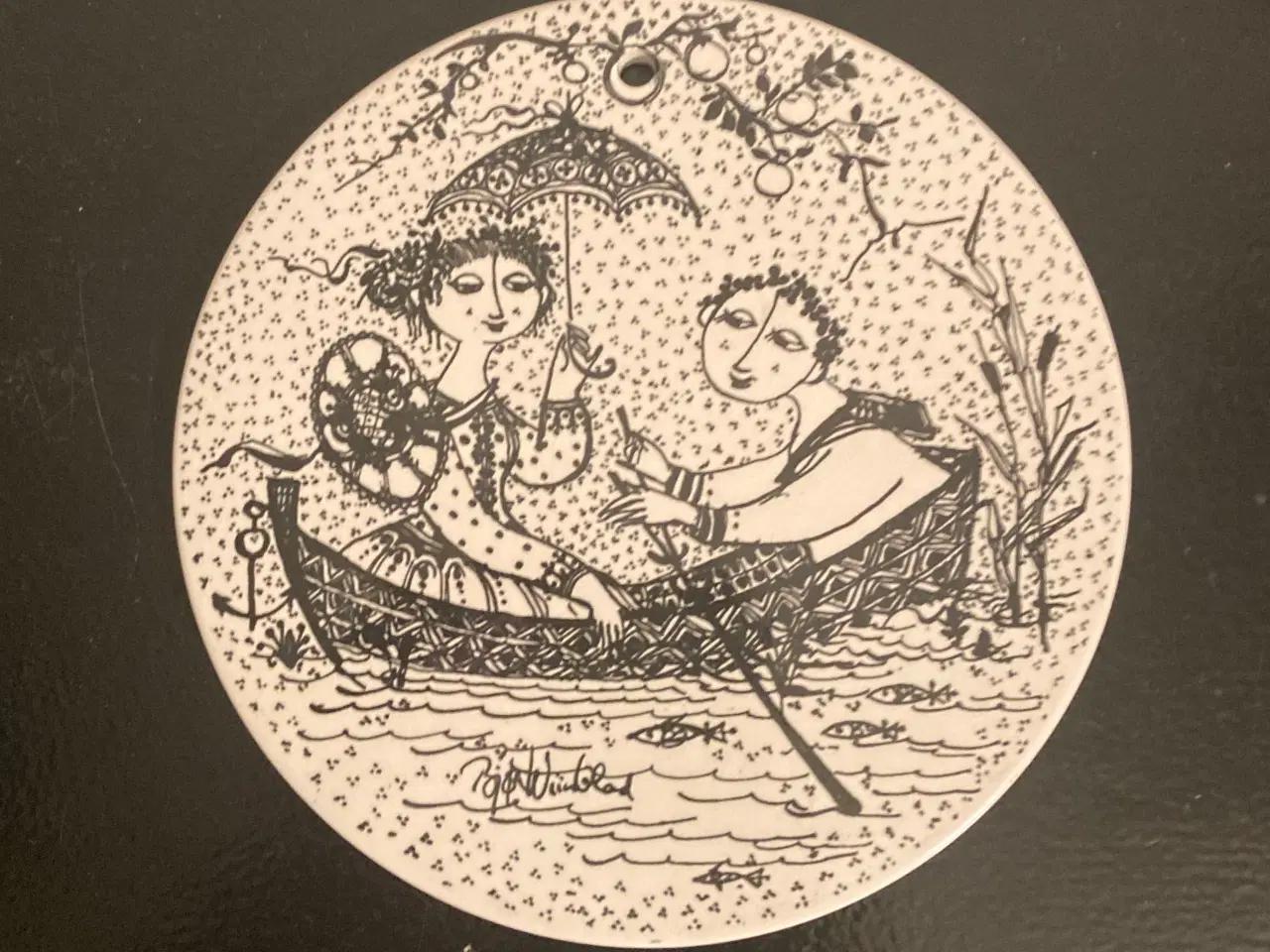 Billede 3 - Bjørn Wiinblad månedsplatter, 4 stk