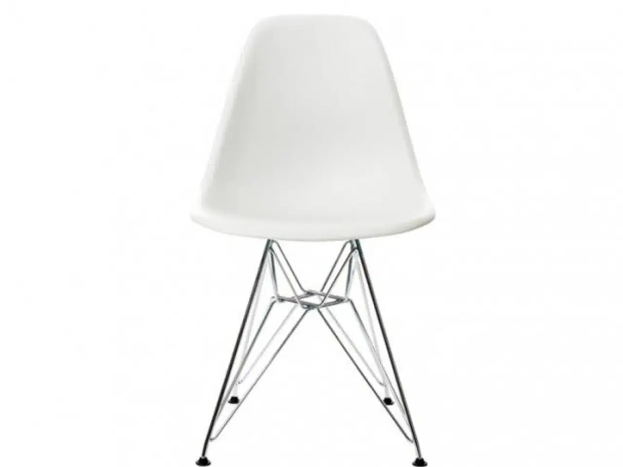 Billede 1 - Eames stole 12 stk med læder puder (originale)