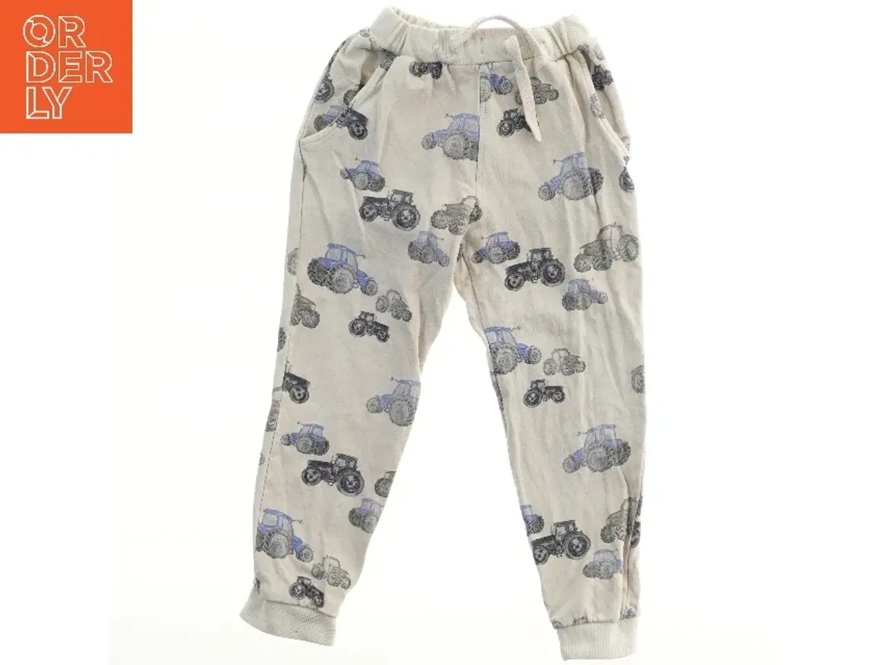 Billede 1 - Børnebukser med traktorprint fra Name It (str. 104)