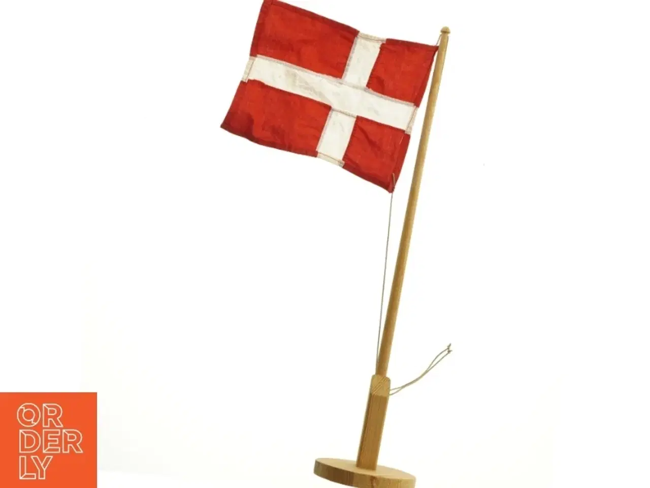 Billede 1 - Dansk bordflag med fod