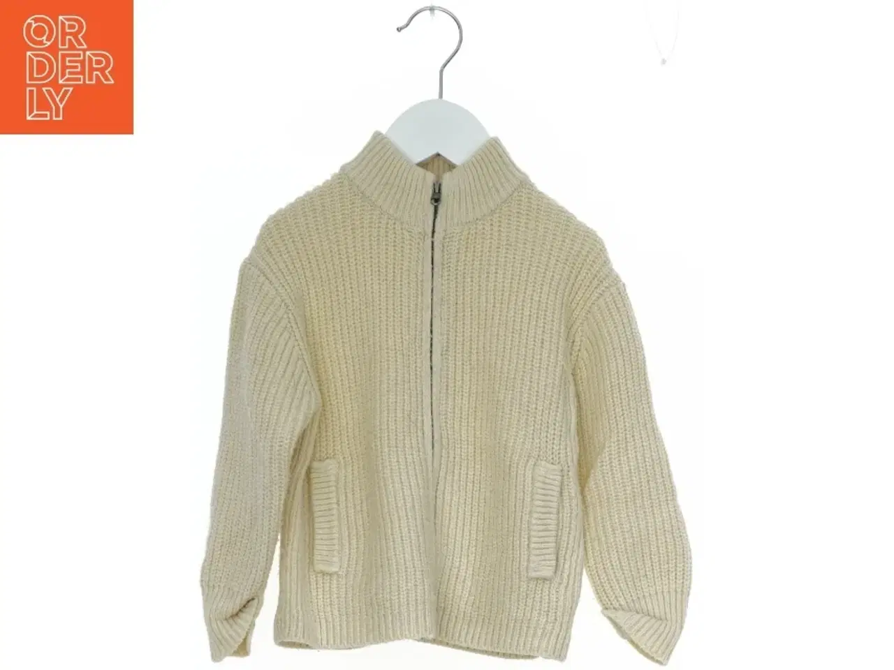 Billede 1 - Strikket cardigan med lynlås fra Zara (str. 92)