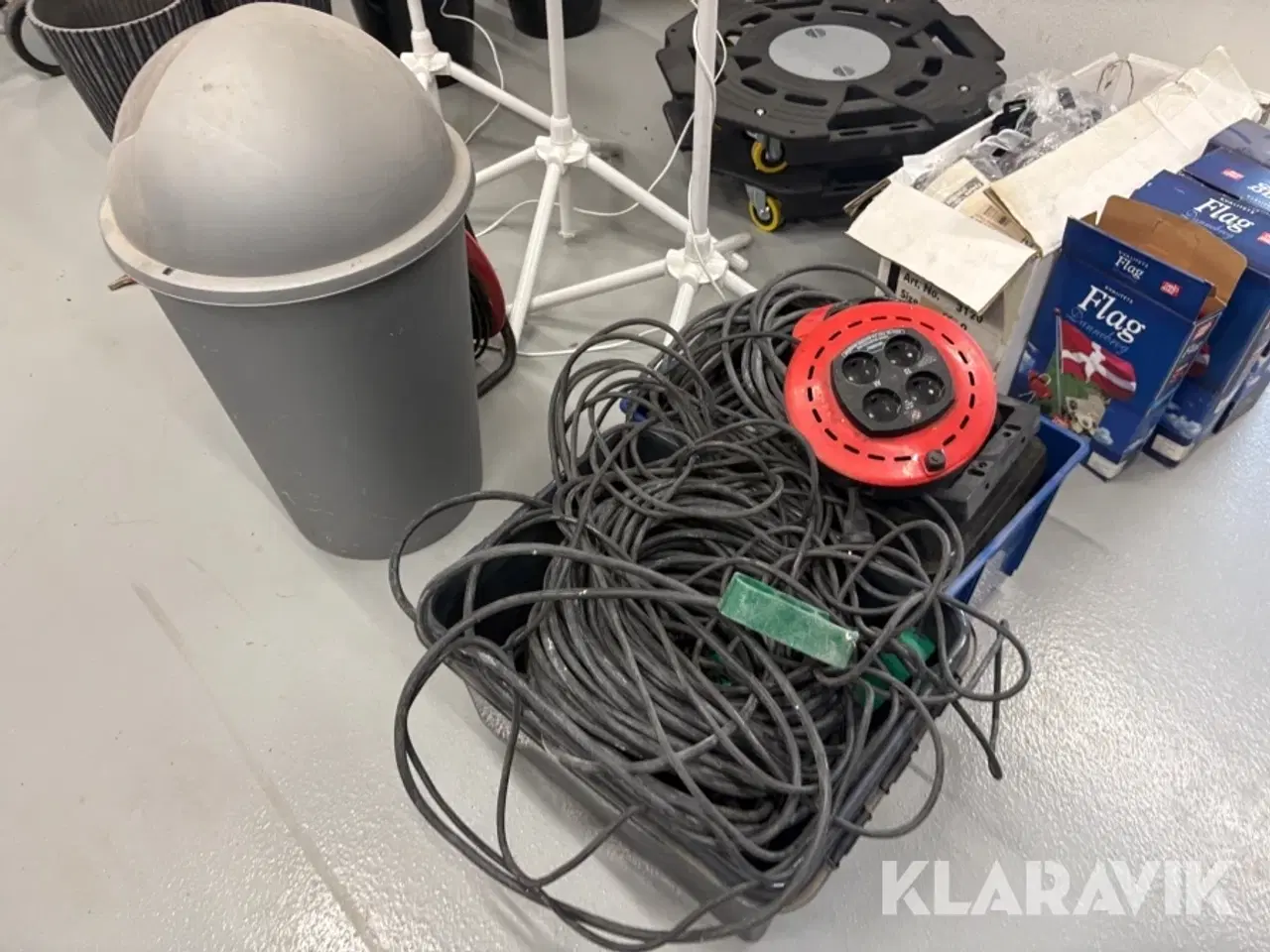 Billede 7 - Lot: forlængerledninger, blæsere og diverse.