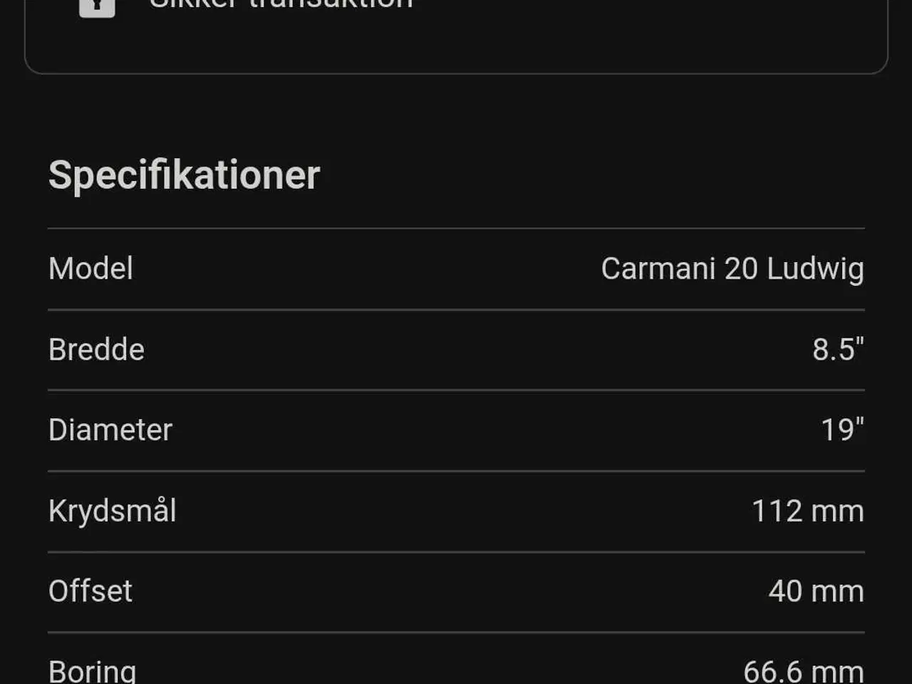 Billede 3 - 4 stk ubrugte 19 "Alufælge titanium Grey sælges 