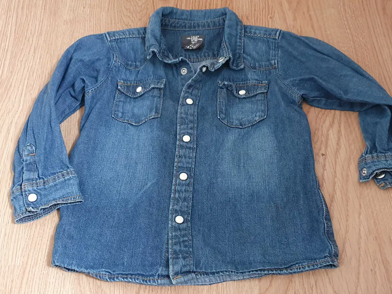 Billede 1 - Denim skjorte str 92 cowboyskjorte dreng