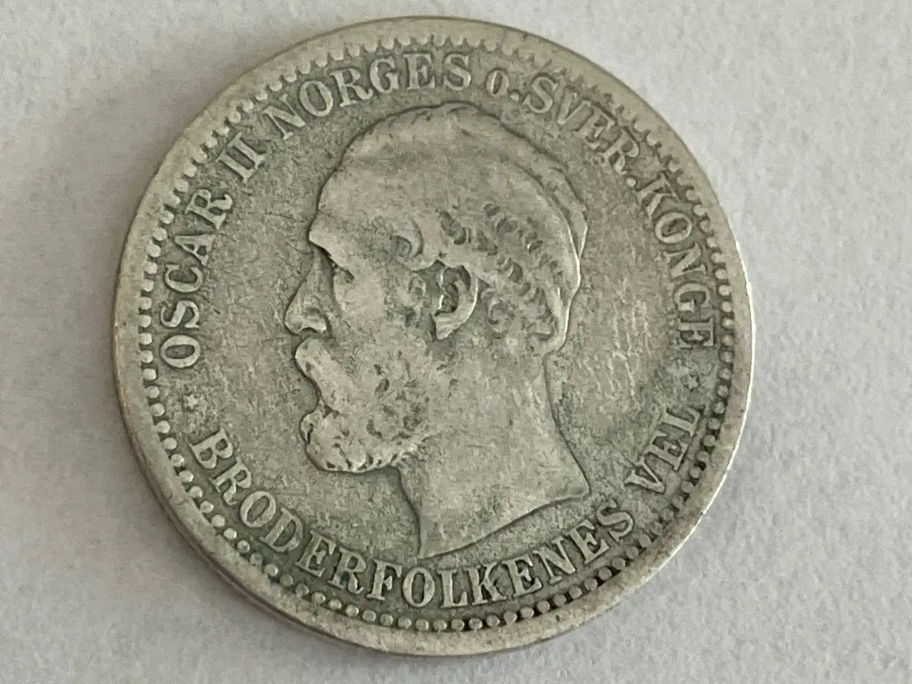 Billede 2 - 50 Øre 1893 Norge