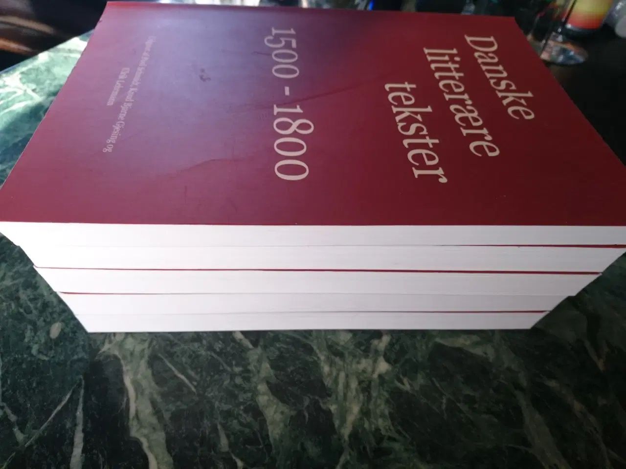 Billede 3 - Danske litterære tekster bind 1-5