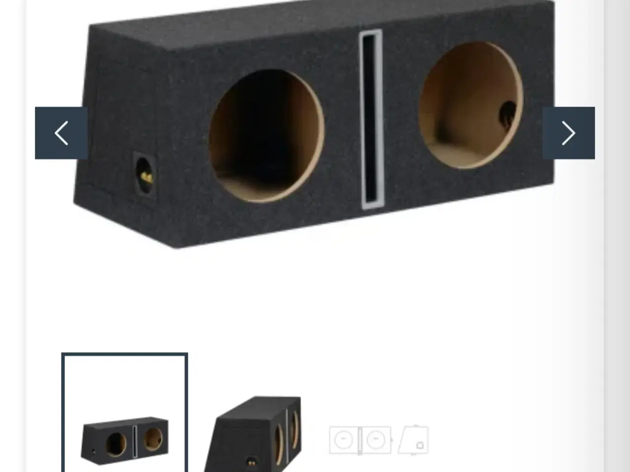 Billede 1 - Subwoofer 2 x 10" kabinet 