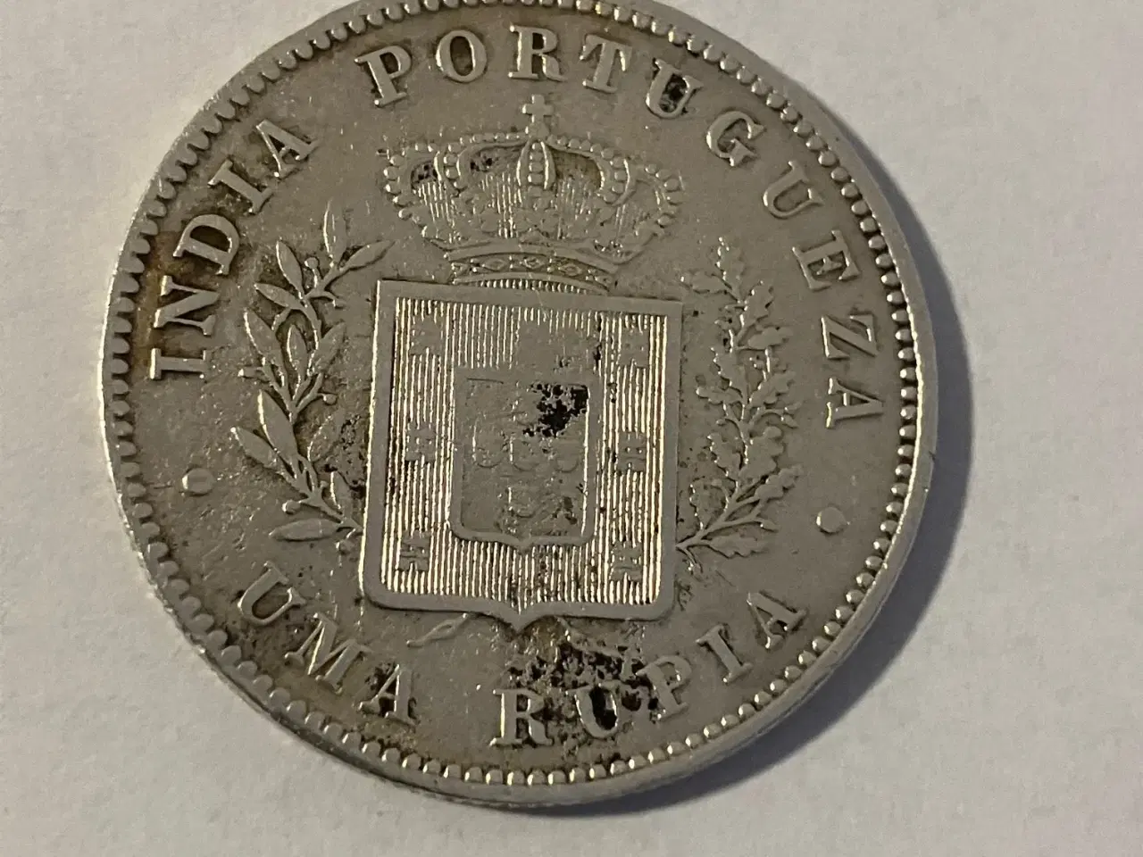 Billede 1 - India Portuguese Uma Rupia 1882