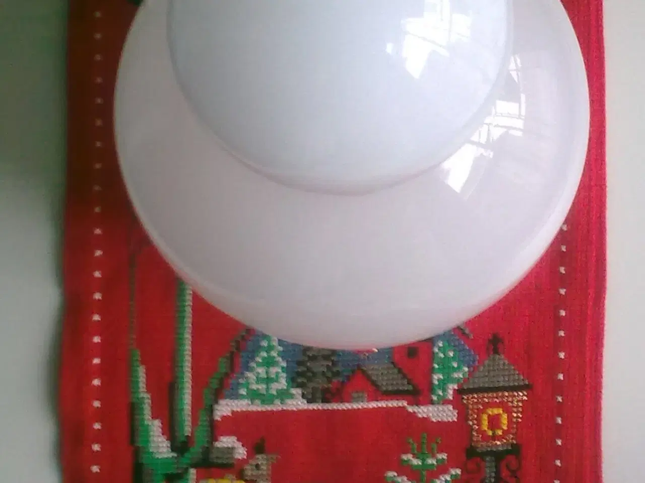 Billede 10 - Opaline kugle bordlampe BRUGSKLAR