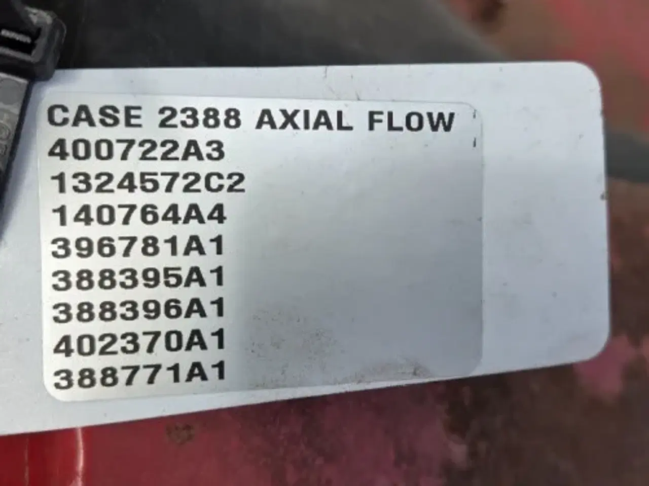 Billede 9 - Case 2388 Axial Flow Indføringskanal 1324572C2