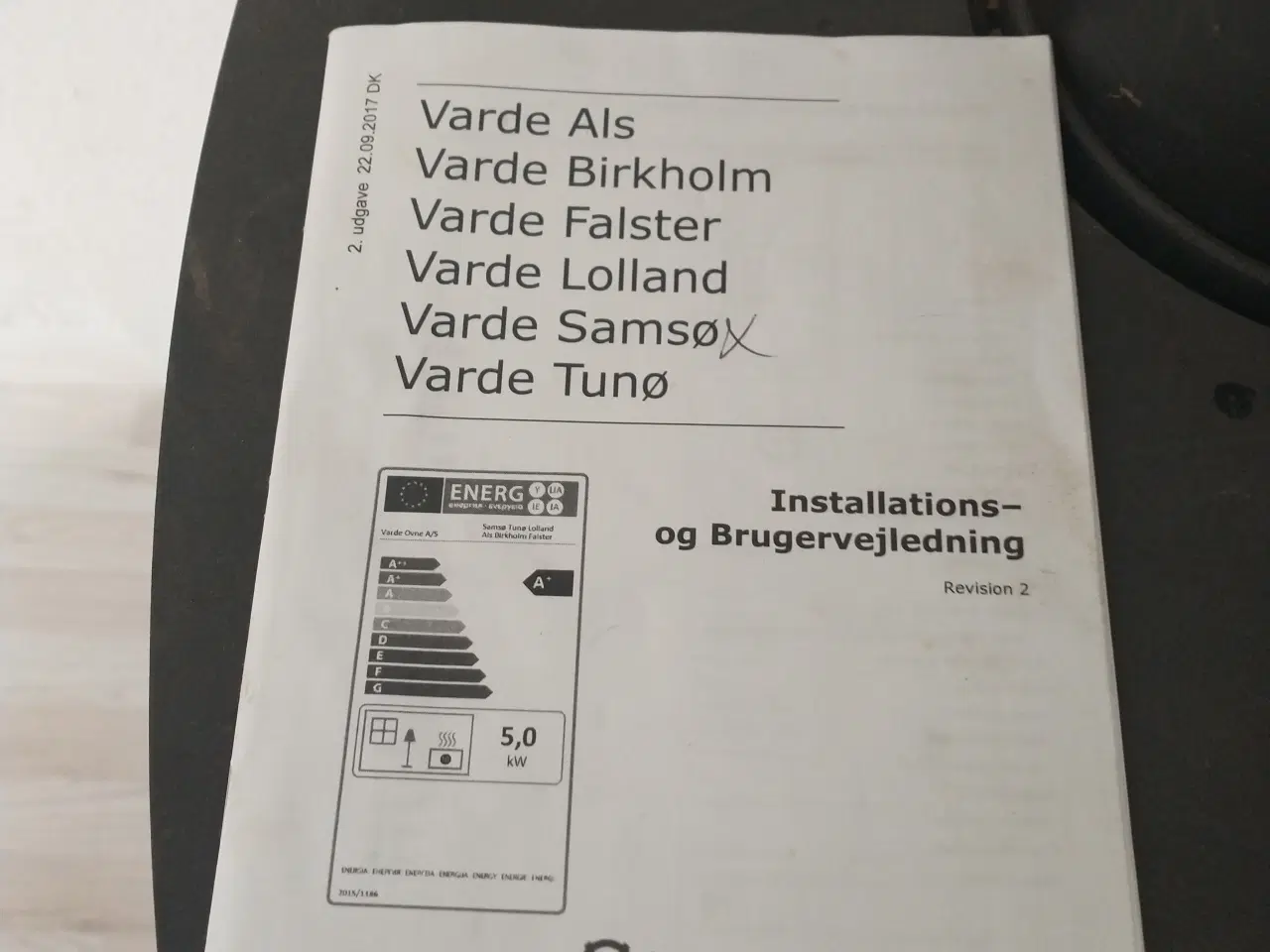 Billede 2 - Brændeovn varde samsø model
