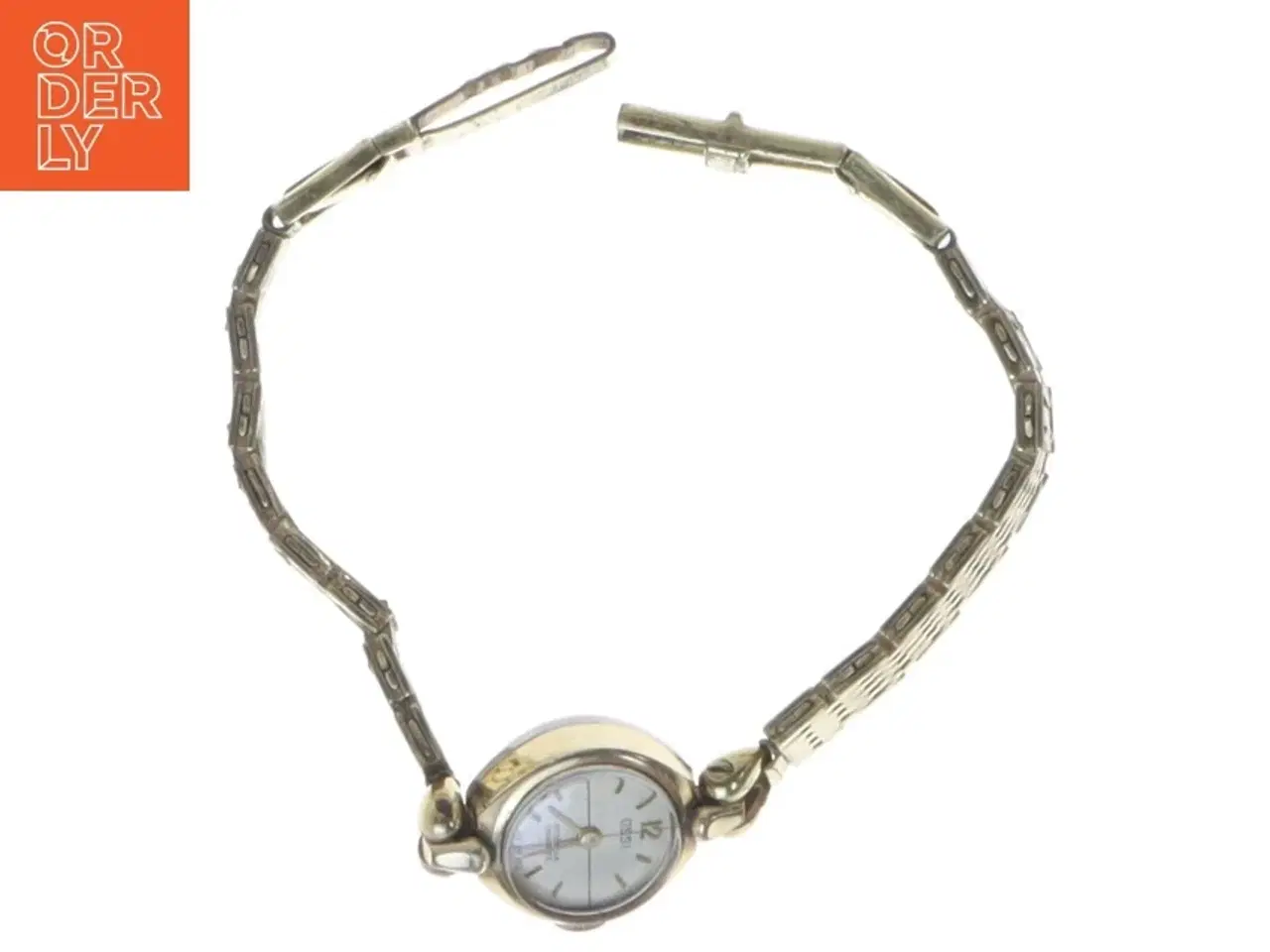 Billede 3 - Klassisk retro dameur med guldlænke fra Ossi