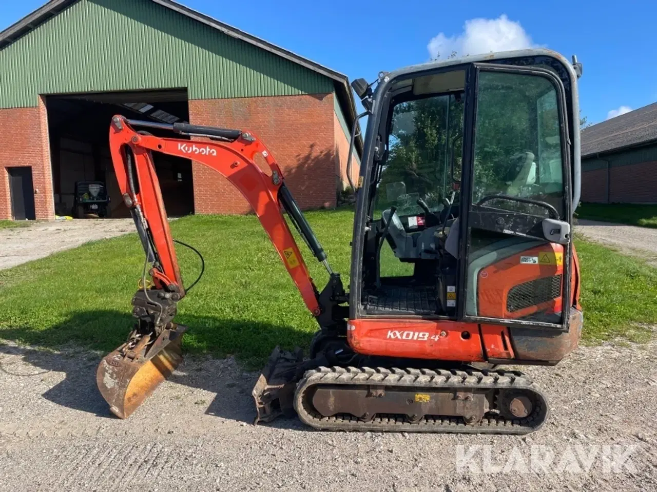 Billede 8 - Gravemaskine Kubota KX019-4 med Tiltfunktion