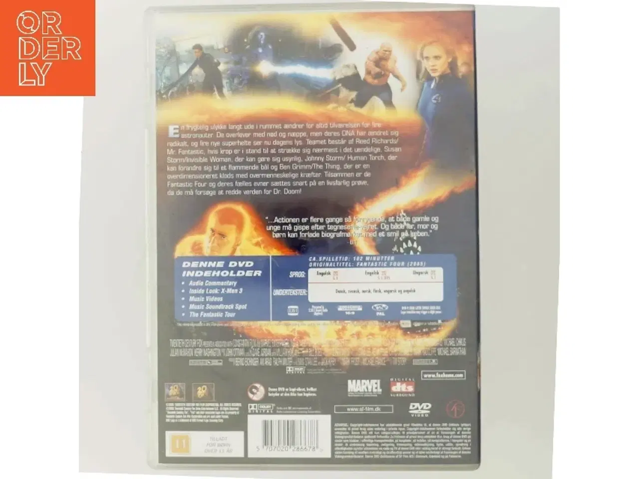 Billede 3 - DVD-film: Fantastic 4 fra Marvel