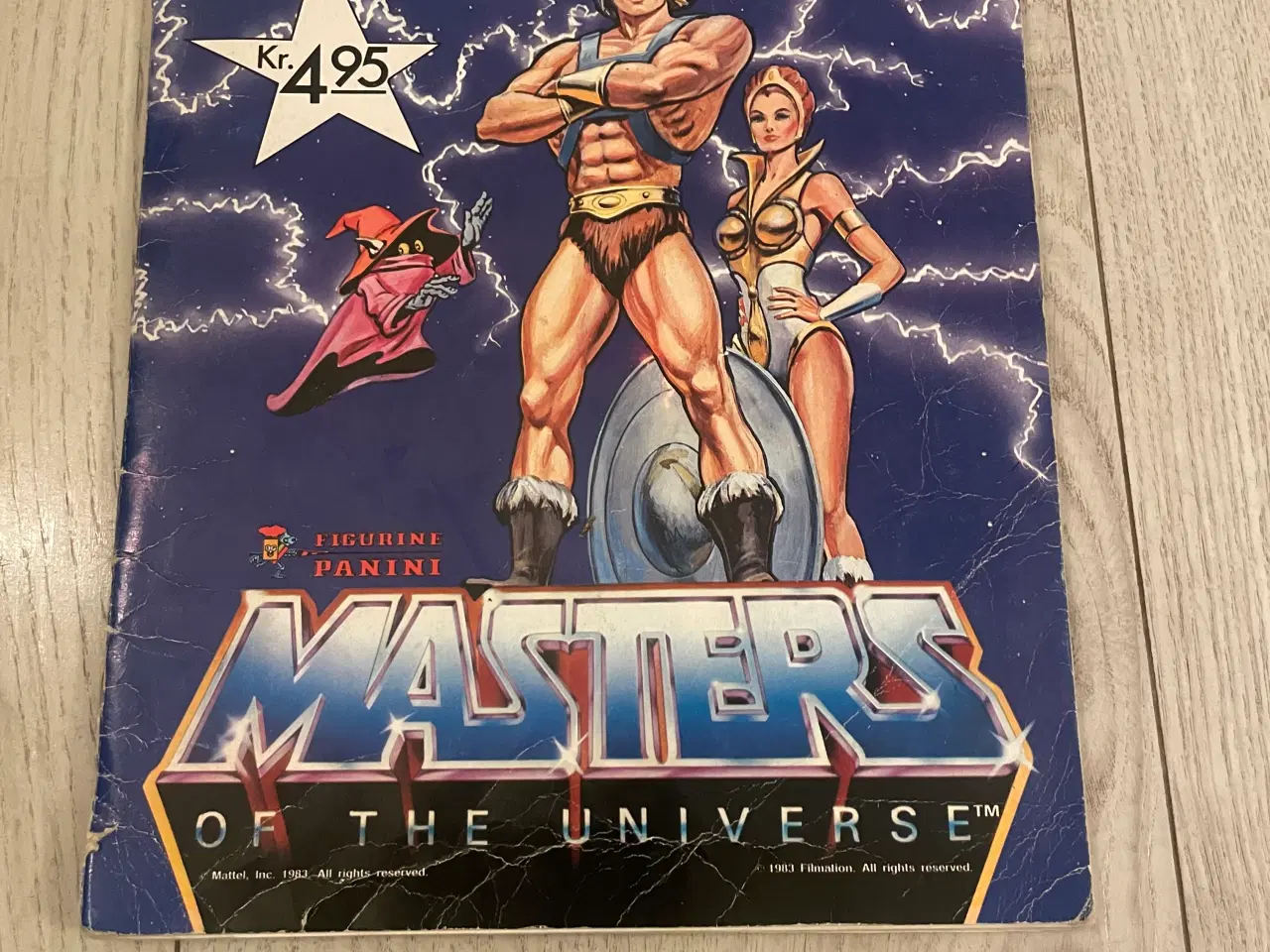 Billede 1 - Retro masters of the Universe hæfte med samlekort 