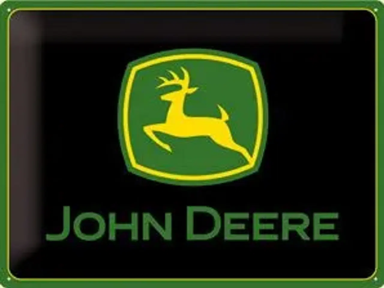 Billede 1 - Metalskilt John Deere