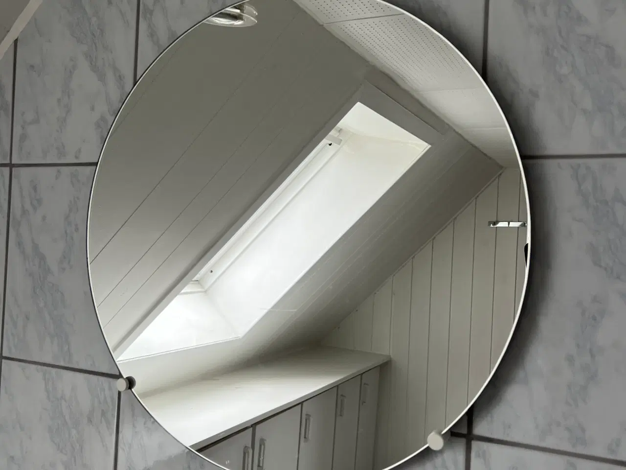 Billede 1 - Rundt spejl Ø 50