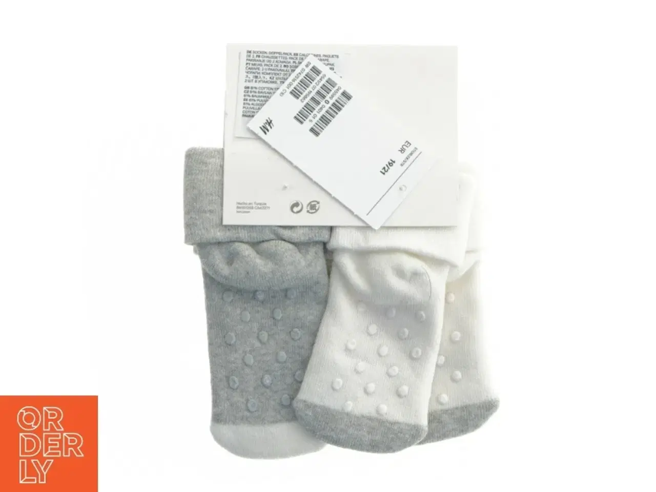 Billede 3 - Baby sokker- 2 pak fra H&M (str. 21 )