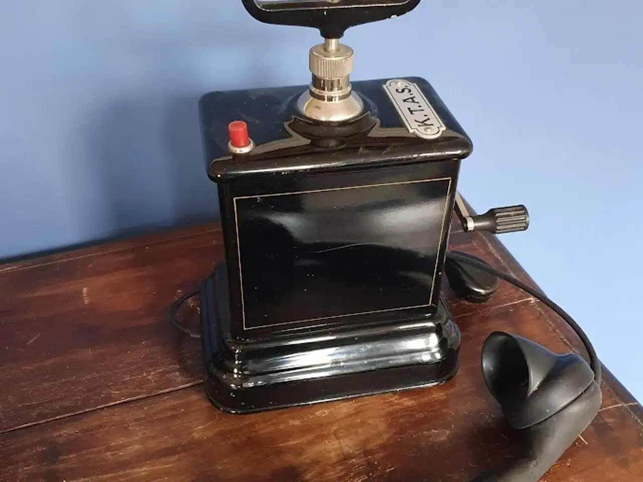 Billede 3 - Vintage K.T.A.S. bordtelefon - sort
