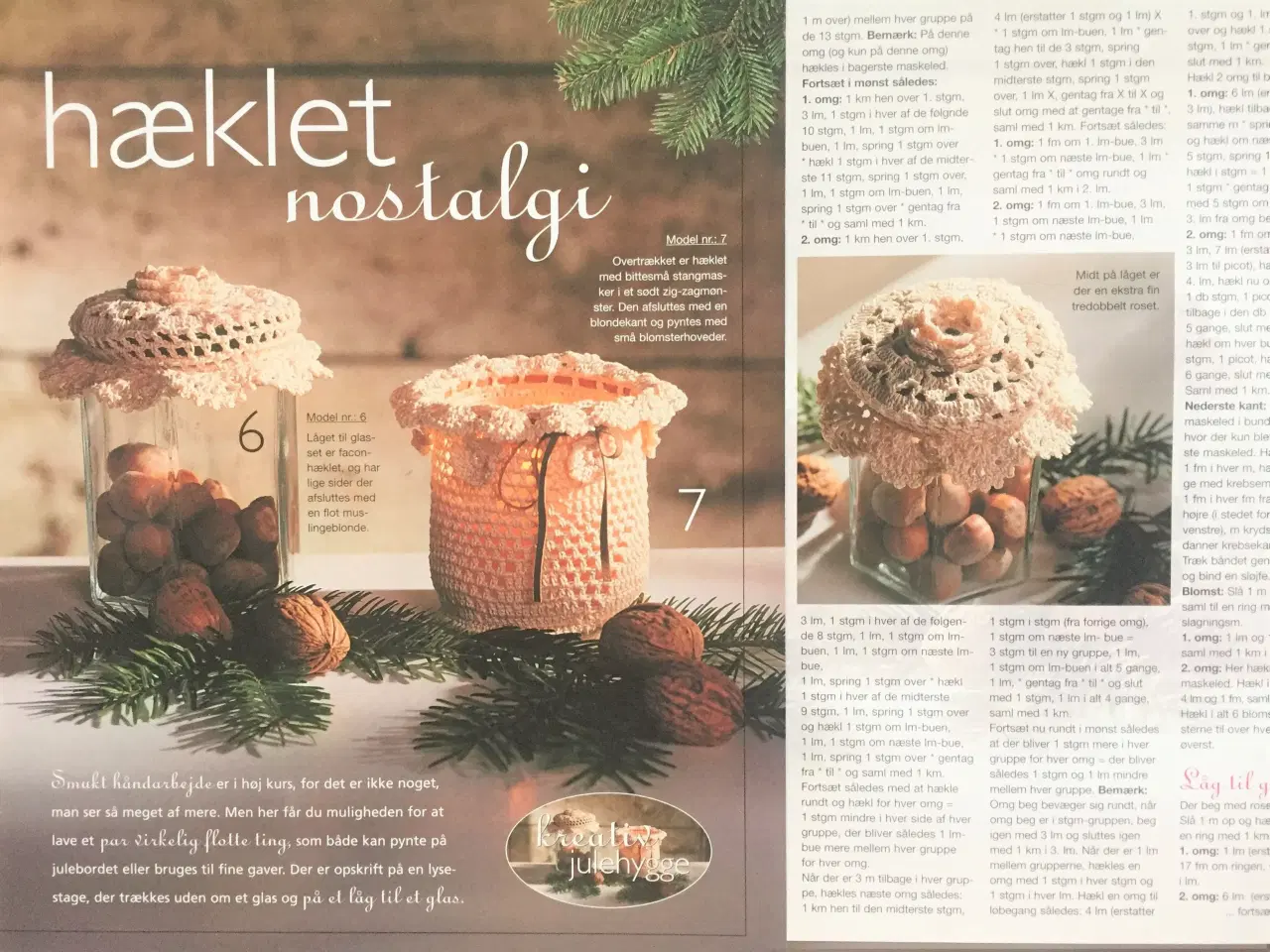 Billede 1 - Hæklet nostalgi, kreativ julehygge