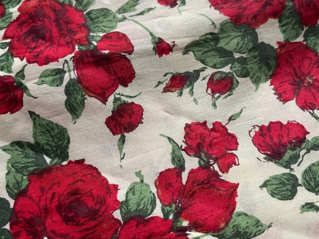 Billede 1 - Kjole/bluse stof i bomuld/ polyester