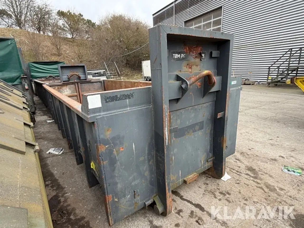 Billede 3 - Container Åben affaldscontainer med løftebeslag