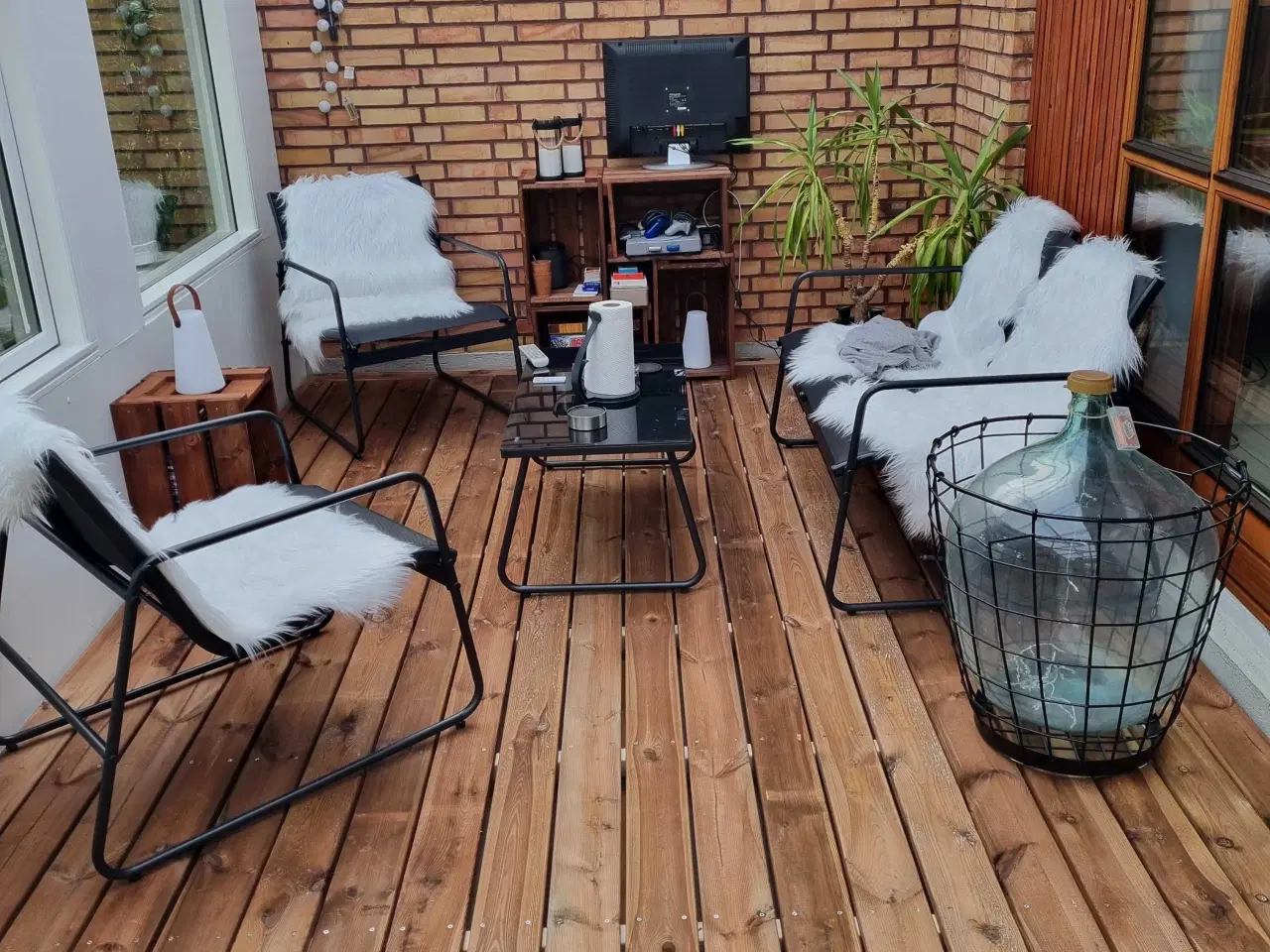 Billede 4 - Loungesæt havemøbler sort