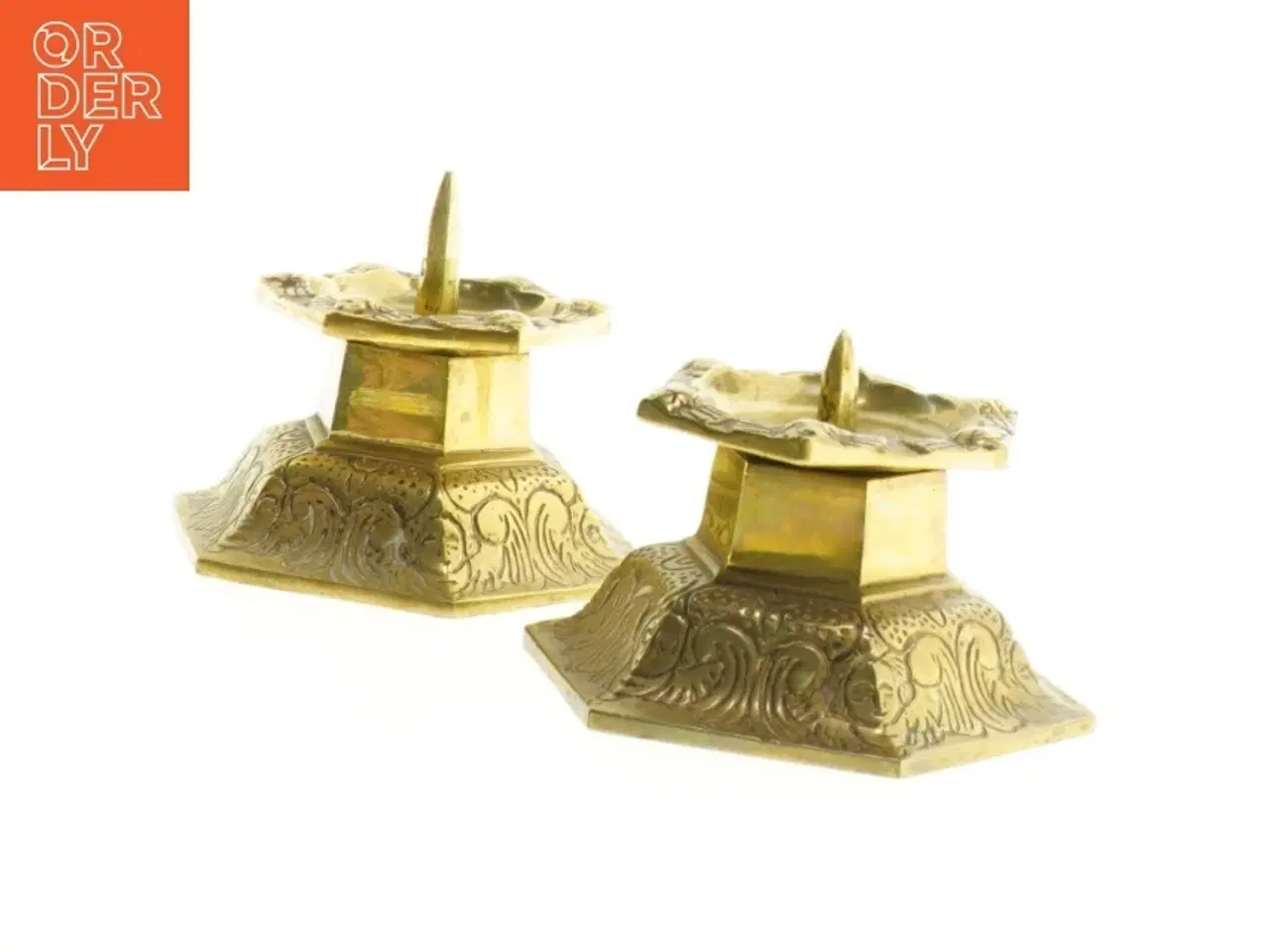 Billede 1 - Messingstager (str. 11 x 10 cm)