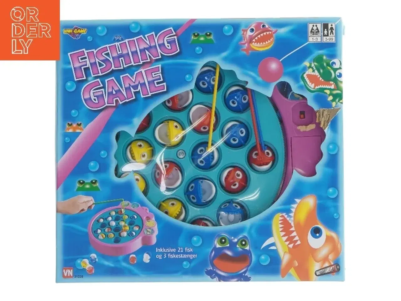 Billede 1 - Fiskespil til børn fra Vini-game (str. 29x26 cm)