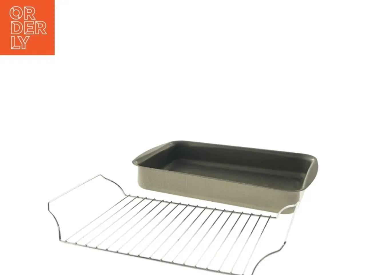 Billede 5 - Rist og bradepande (str. 38x28x6 cm)