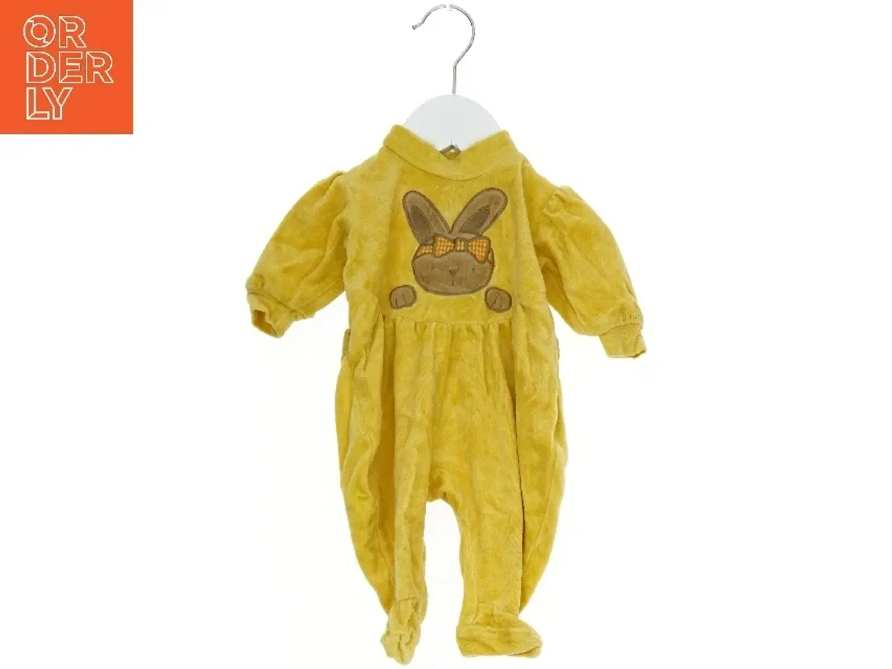 Billede 1 - Gul heldragt med kaninmotiv til baby fra H&M (str. 50)