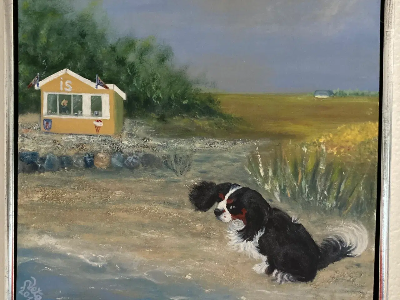 Billede 1 - Maleri af hund