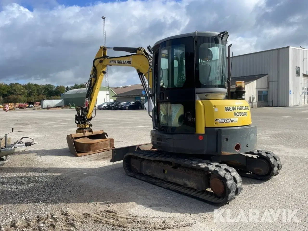 Billede 7 - Gravemaskine Newholland E50B SR med rotortilt