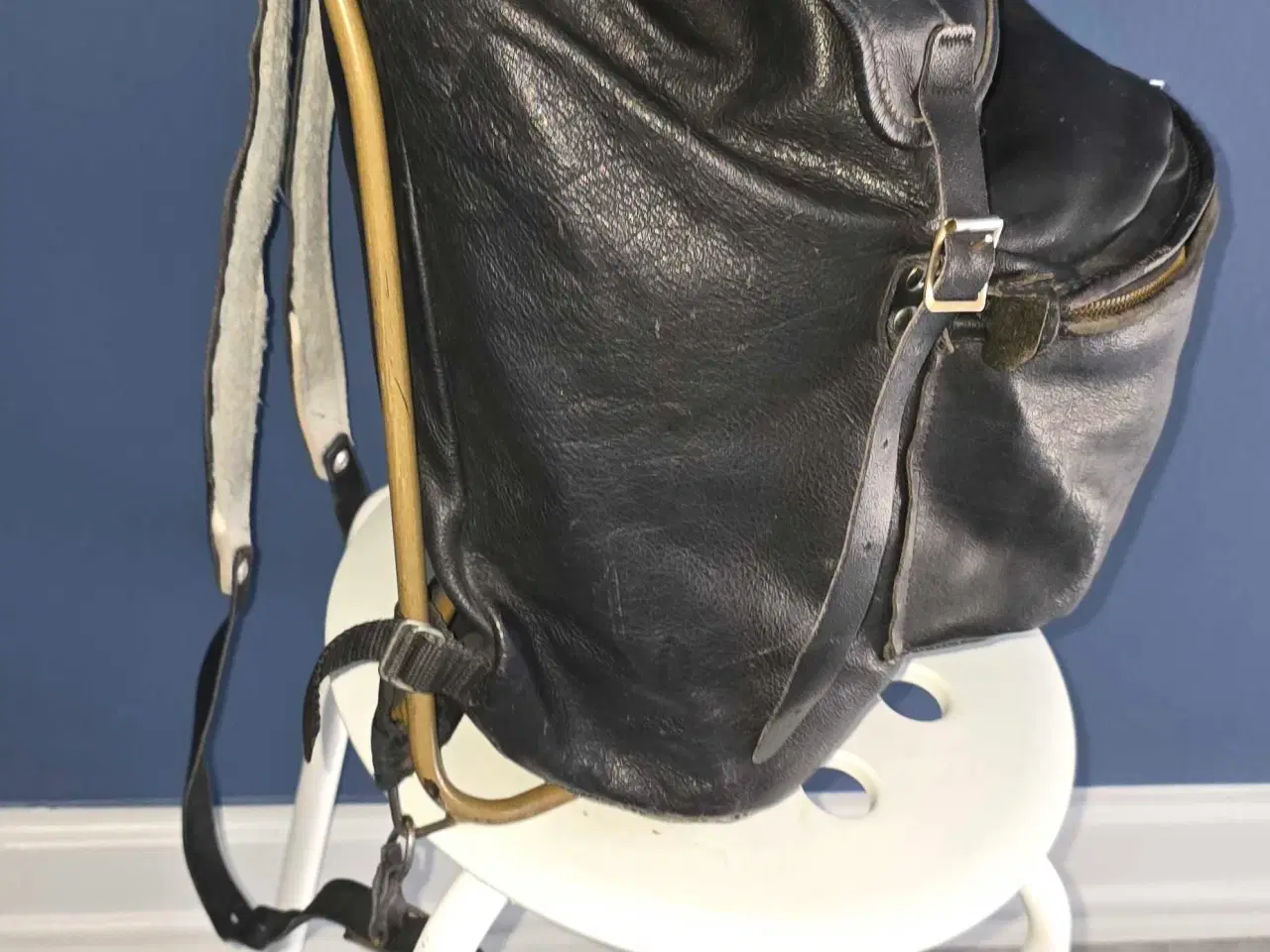 Billede 4 - Sort læder rygsæk