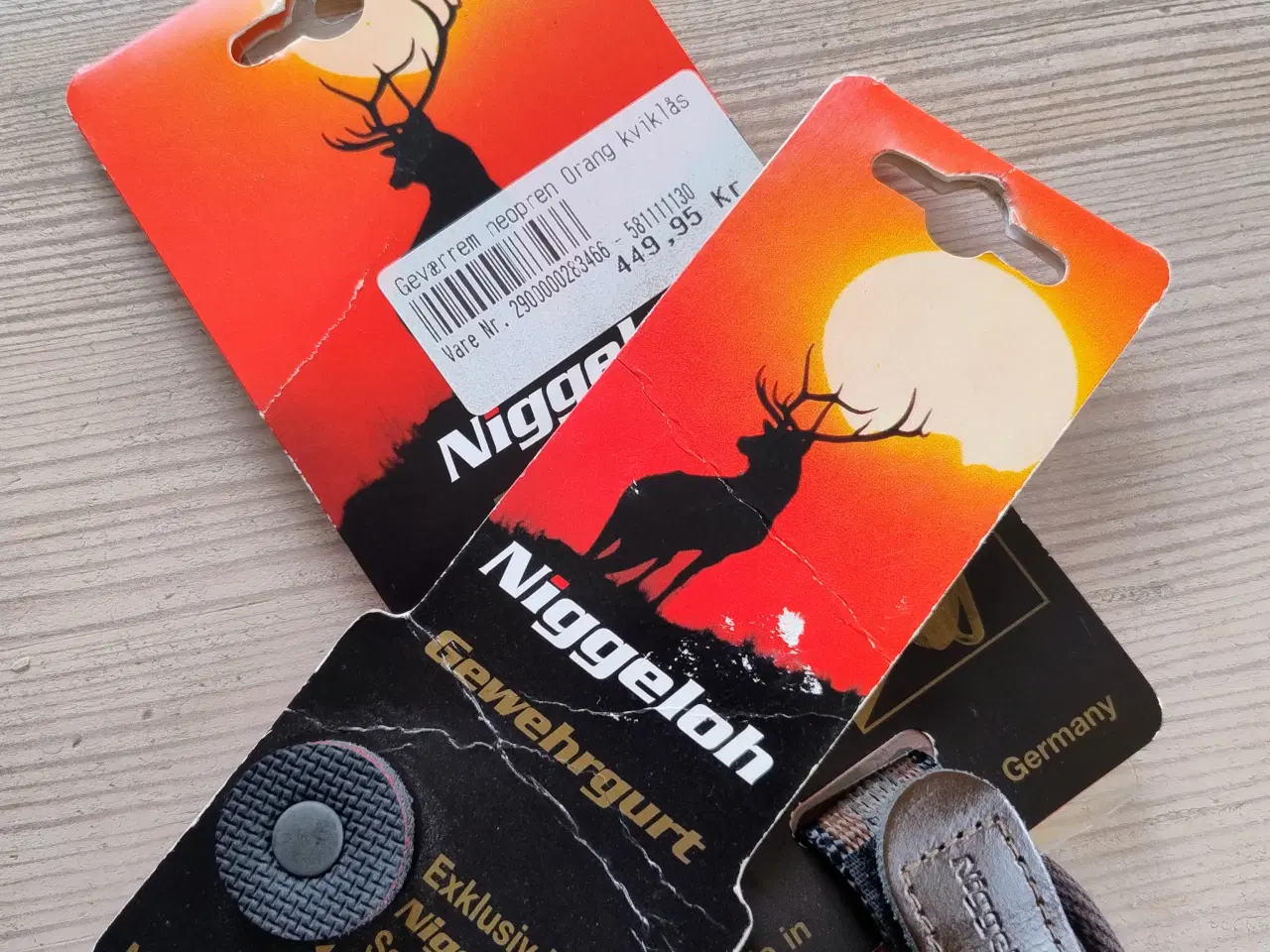 Billede 1 - Niggeloh neopren remme 2 stk .