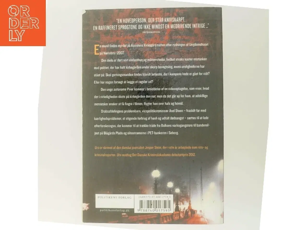 Billede 3 - Uro af Jesper Stein (Bog)