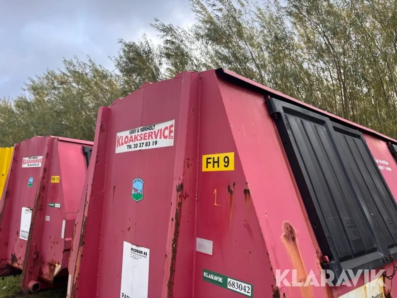 Billede 9 - Miljøcontainer Miljø-Art 4000 type L 3/3 mm